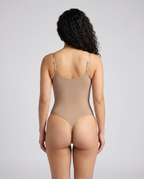 Bequemer Cami Body Shaper – Tan, Rückansicht