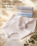 Five-pack Cotton Antibacterial Seamless Breathable Briefs