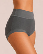 5-Pack High Waist Ribbed Pure Cotton High Elastic Briefs