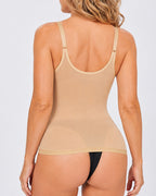 Women's V Neck Cross Mesh Breathable Shaping Camisole