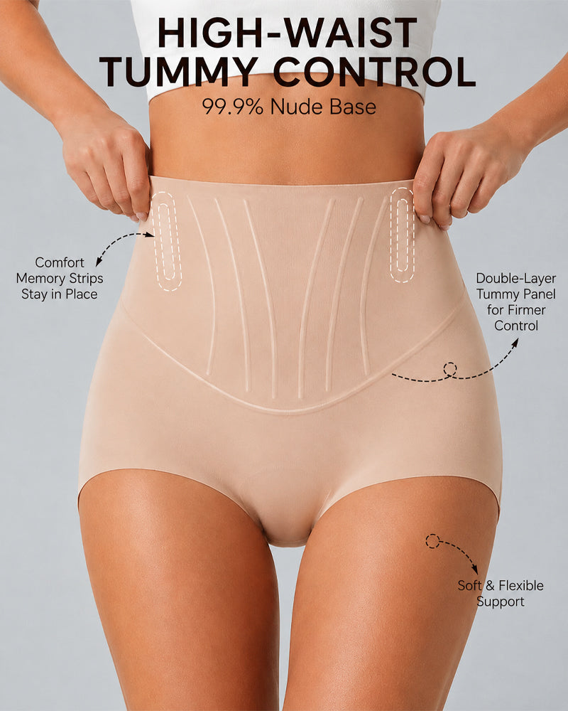 High Waist Tummy Control Seamless Butt-lifting Shaping Panties
