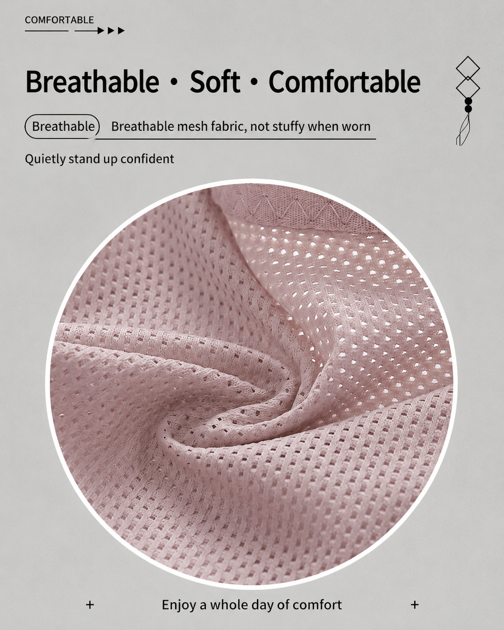 Three-Pack Front-Close Jacquard Full Cup Wire-Free Seamless Bra