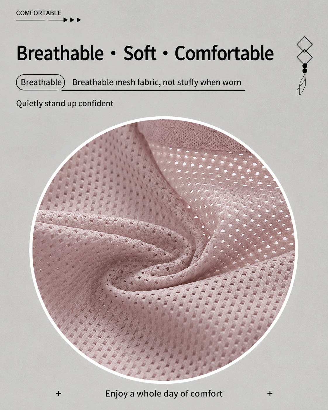 Three-Pack Front-Close Jacquard Full Cup Wire-Free Seamless Bra