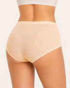 3-Pack Plus Size Mesh Ice Silk Breathable Seamless Panties
