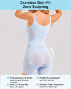 Ultra-thin Breathable Seamless Tummy Control Easy-to-Wear Bodysuit Shapewear