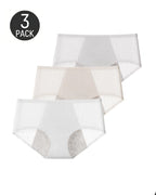 3-Pack Ice Silk Seamless Elastic Leak-proof Menstrual Panties