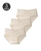Multi-Pack Seamless Pure Cotton Low Waist V-Shaped Maternity Antibacterial Briefs