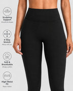 Seamless High Waist Tummy Control 7/8 Stretch Yoga Pants