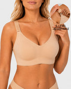 V Neck Wireless Seamless Comfort Bra