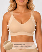 V Neck Wireless Seamless Comfort Bra