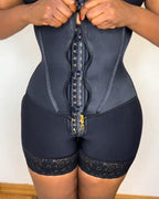 Women's Tummy Control Zipper and Buckle Double Pressure Shapewear