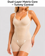 Ultra-thin Breathable Seamless Tummy Control Easy-to-Wear Bodysuit Shapewear