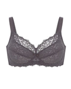 Plus Size Floral Lace Full Cup Bra