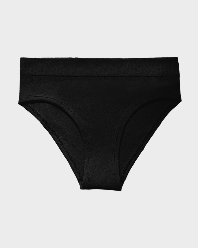 Seamless Knitted Low-Rise Brief Panty