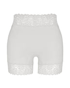Mid-Rise Seamless Breathable Lace Boxer Shorts