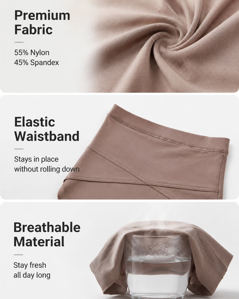 High Waist Tummy Control Butt Lifter Seamless Breathable Shapewear Shorts