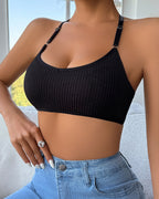 Women's Lace Vest Seamless Elastic Bra