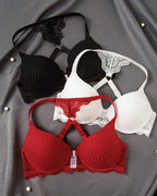 Women's Sexy Front-closure Lace-paneled Underwired Bra