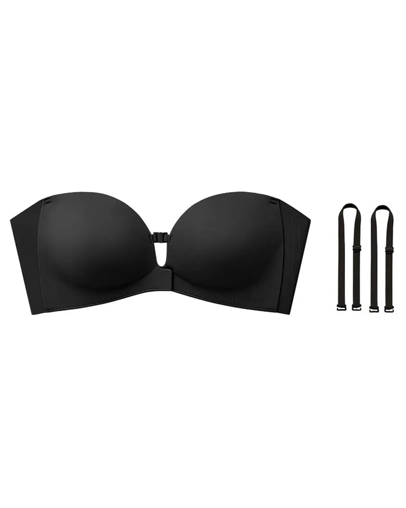 Women's Strapless Front-Closure Seamless Bra