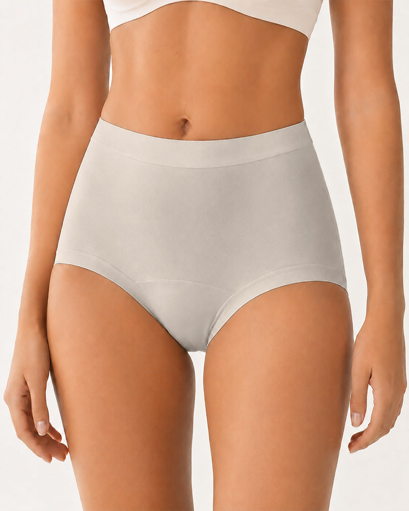 5-Pack High Waist Seamless Lyocell Cotton Briefs