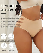 Women's Tummy Control Hip Lift Seamless Breathable Panties