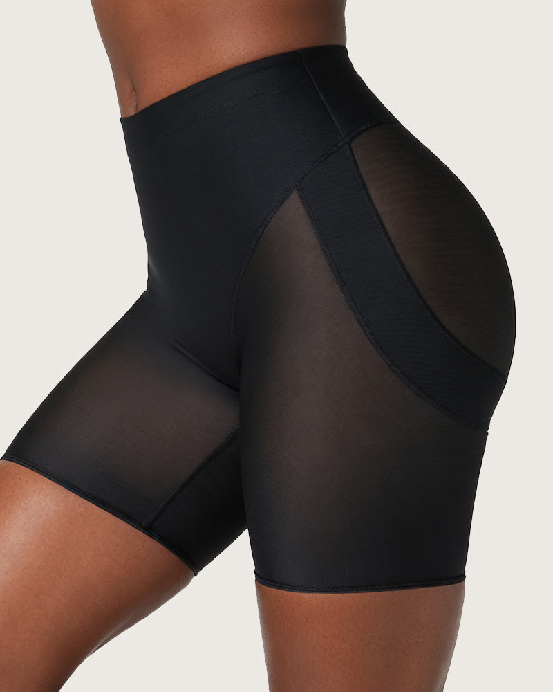 Tummy-flattening Firming Butt-lifting Seamless Shaping Shorts