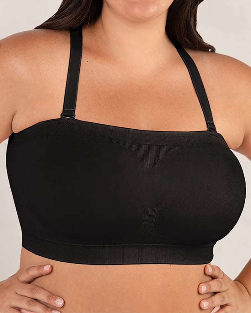 Convertible Strapless Seamless Non-slip Bandeau Bra