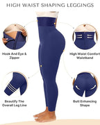 Women's High-Waisted Shaping Elastic Waist Belt Tight Yoga Pants