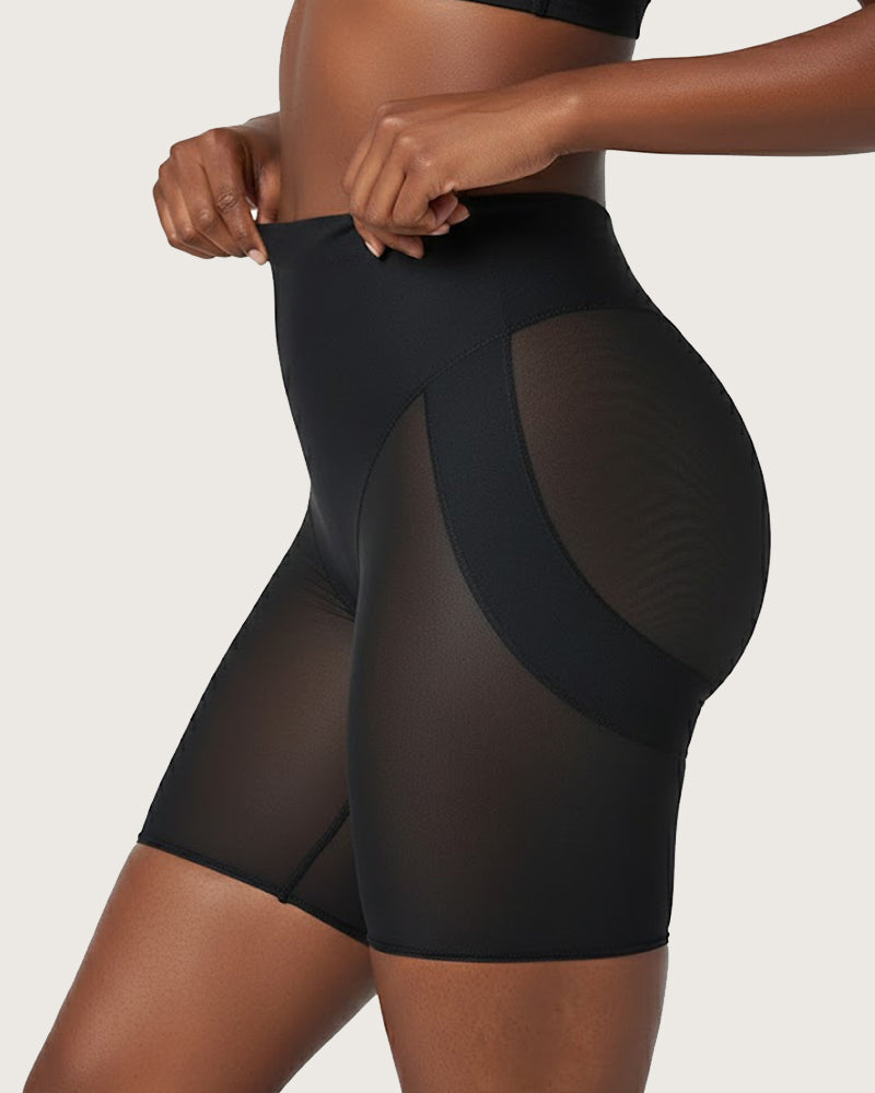 Tummy-flattening Firming Butt-lifting Seamless Shaping Shorts