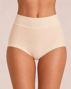 5-Pack High Waist Ribbed Pure Cotton High Elastic Briefs