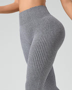 Women's Solid Color Elastic High-Waisted Comfortable and Breathable Sports Leggings