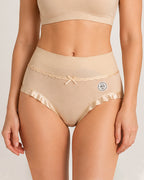 Five-pack Pure Cotton High Waist Stretch Briefs