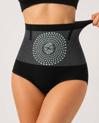 Two Pack High Waist Elastic Tummy Control Shaping Panties