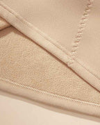 Silk Patch Fleece-Lined Fixed Cups Wire-Free Comfortable Warm Vest