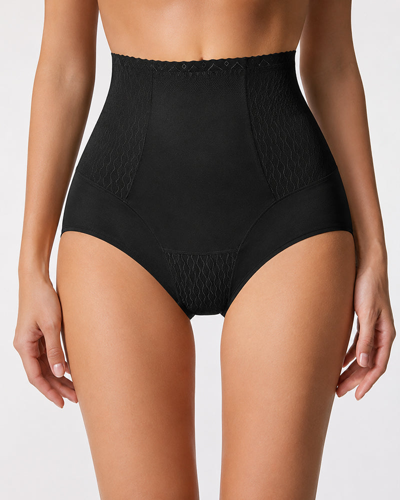 High-waisted Tummy-control Breathable Ice Silk Seamless Panties