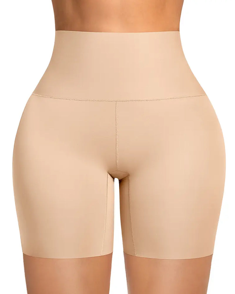 Seamless Form-fitting Tummy-control Hip-lifting Shaping Shorts