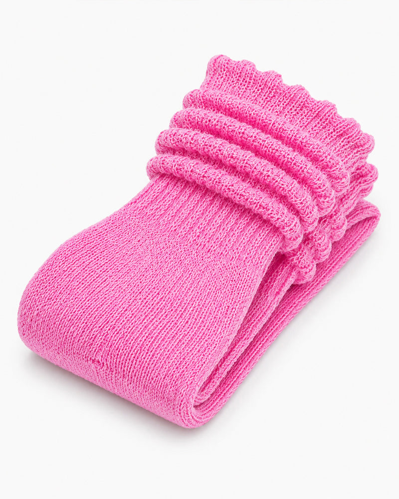 6-Pair Women's Bamboo Fiber Cable Knit Socks