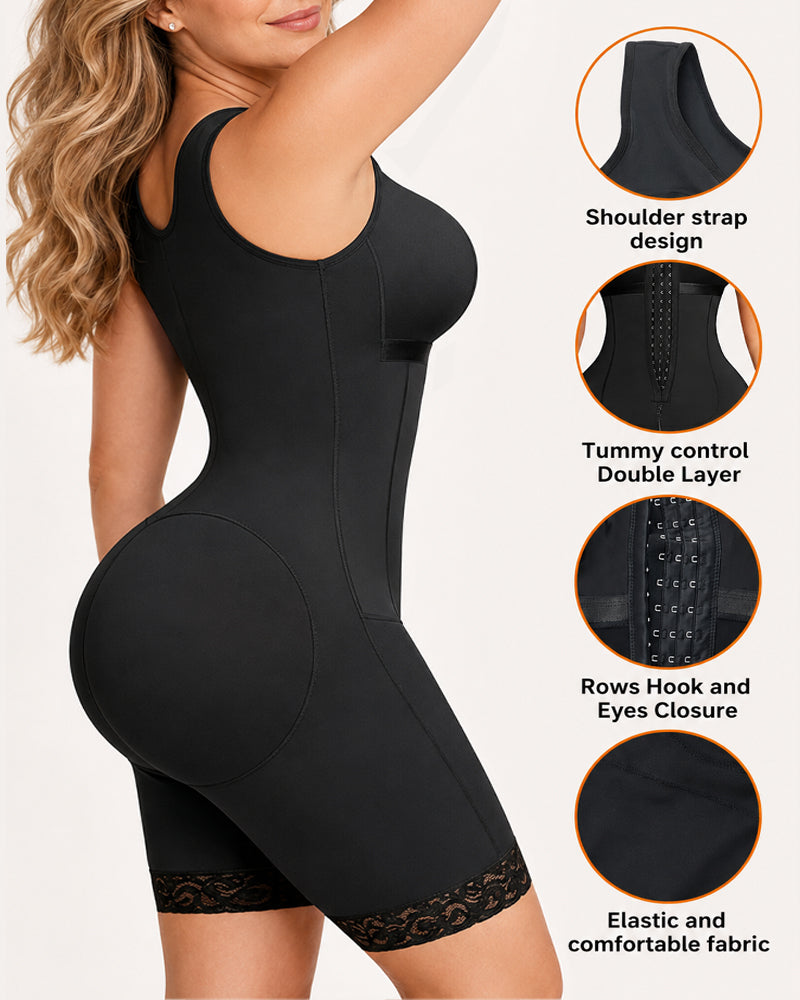 Full Body Compression Tummy Control Hip Lifting Bodysuit Shapewear