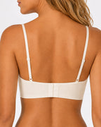 2-Pack Deep V Seamless Lace Trim Wire-Free Push-Up Bra