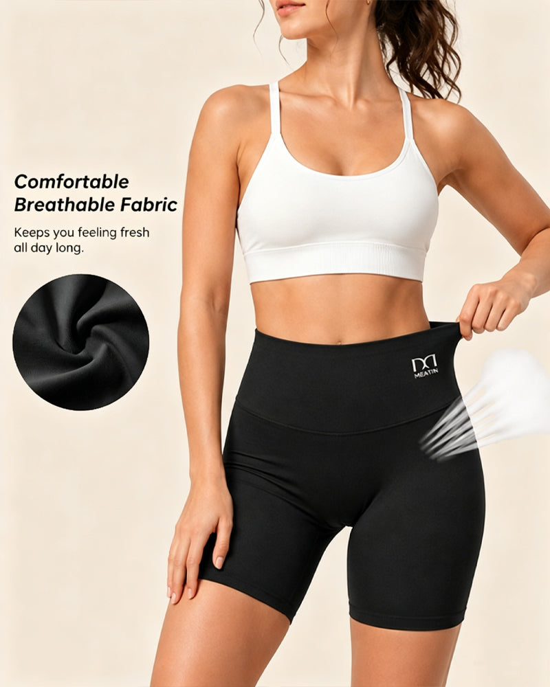 Women's High-Waisted Seamless Tummy Control Shaping Shorts