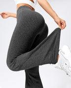Women's Casual High-Waisted Comfortable Breathable Sports Yoga Tight Flare Pants