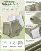 Five-Pack Mid Waist Pure Cotton High Elasticity Breathable Briefs