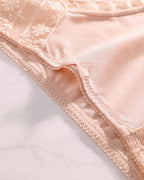 Women's Bow-tie Lace See-through Tulle Breathable Thong