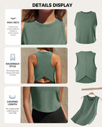 Casual Sports Round Neck Sleeveless Breathable Vest
