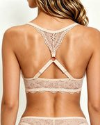 Women's Sexy Front-Closure Lace Push-Up Comfort Bra