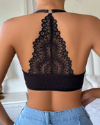 Women's Lace Vest Seamless Elastic Bra