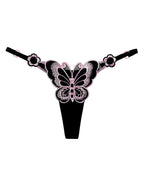 Sexy Butterfly Embroidered Low-rise Thong