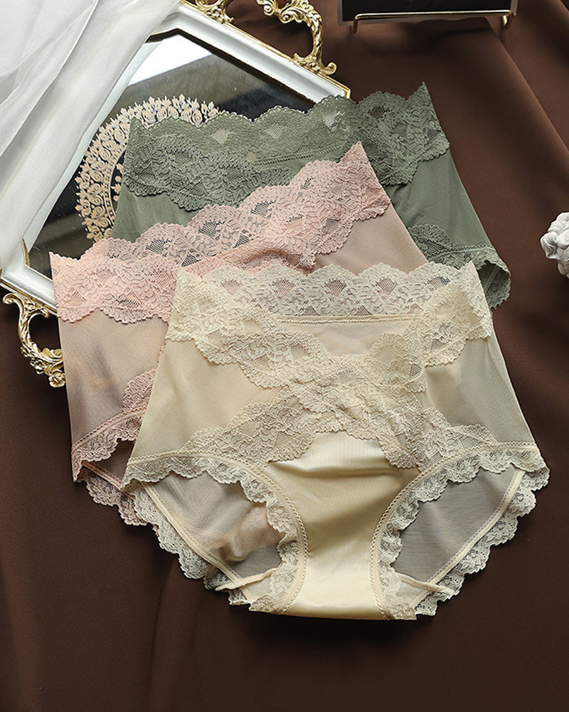 Women's Lace Sexy Breathable Tummy Control and Butt Lifting Panties