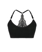 Women's Lace Vest Seamless Elastic Bra