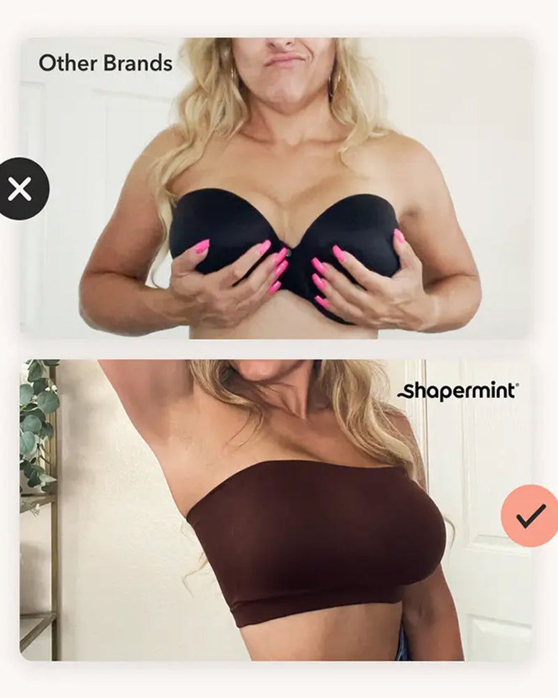 Convertible Strapless Seamless Non-slip Bandeau Bra